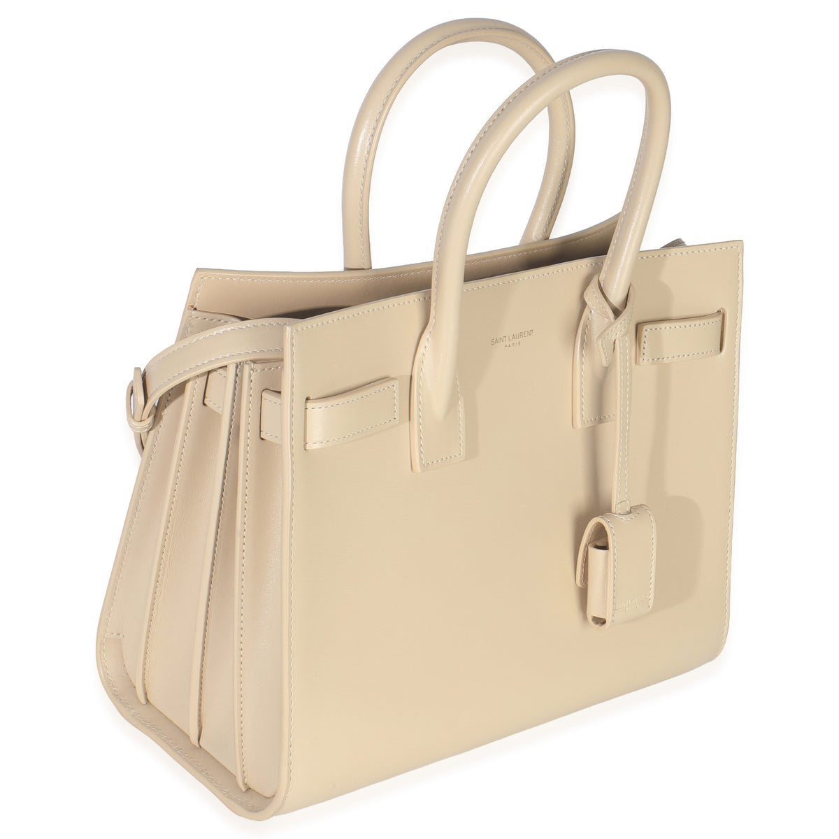 Beige Smooth Calfskin Baby Sac De Jour