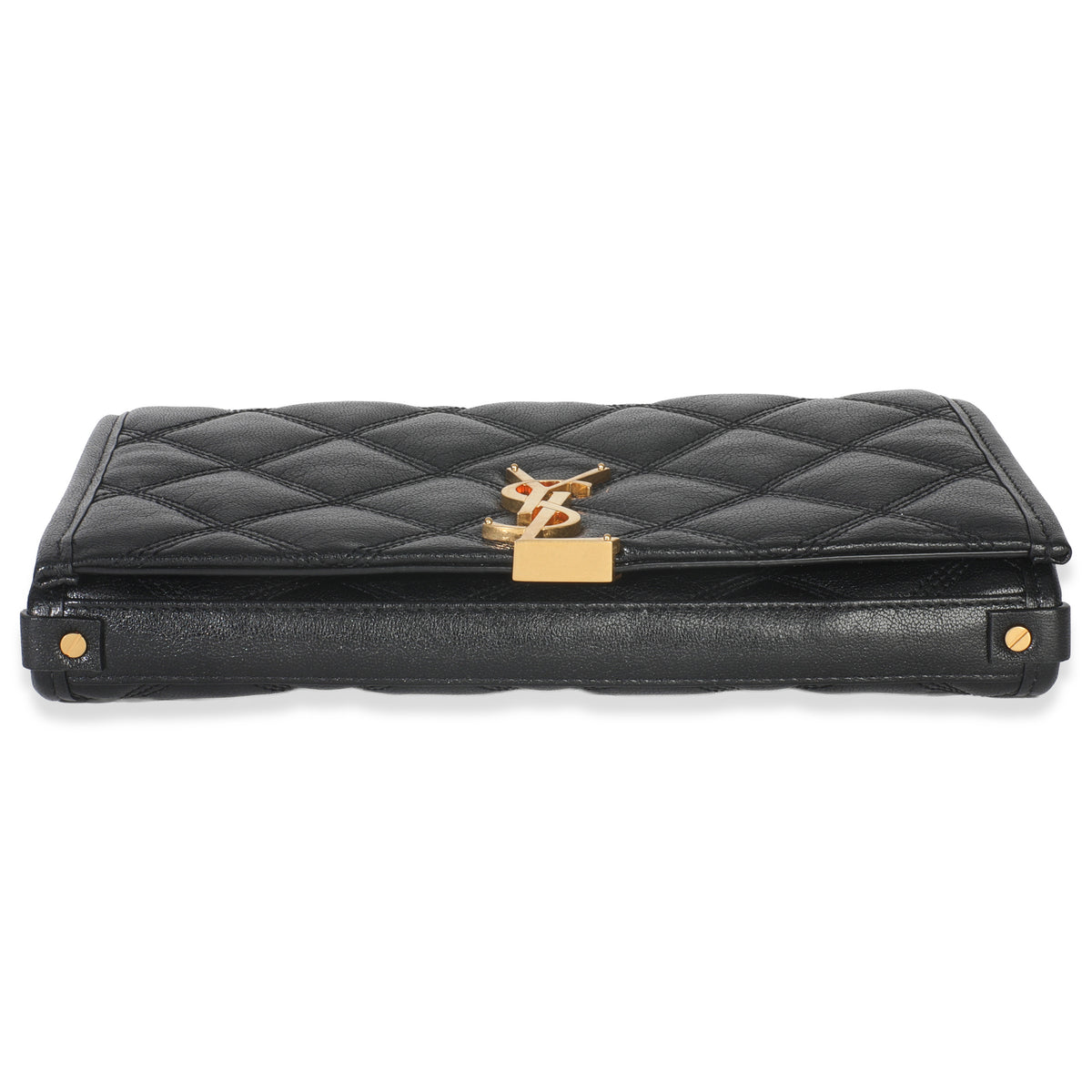 Black Quilted Lambskin Mini Becky Chain Bag