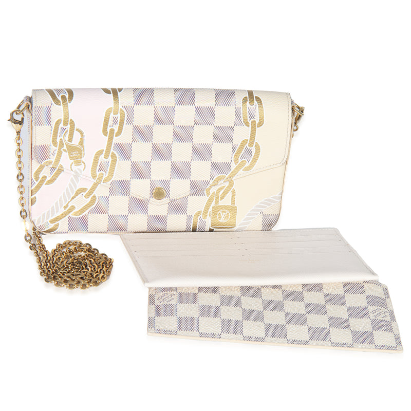 Damier Azur Canvas Nautical Felicie Pochette