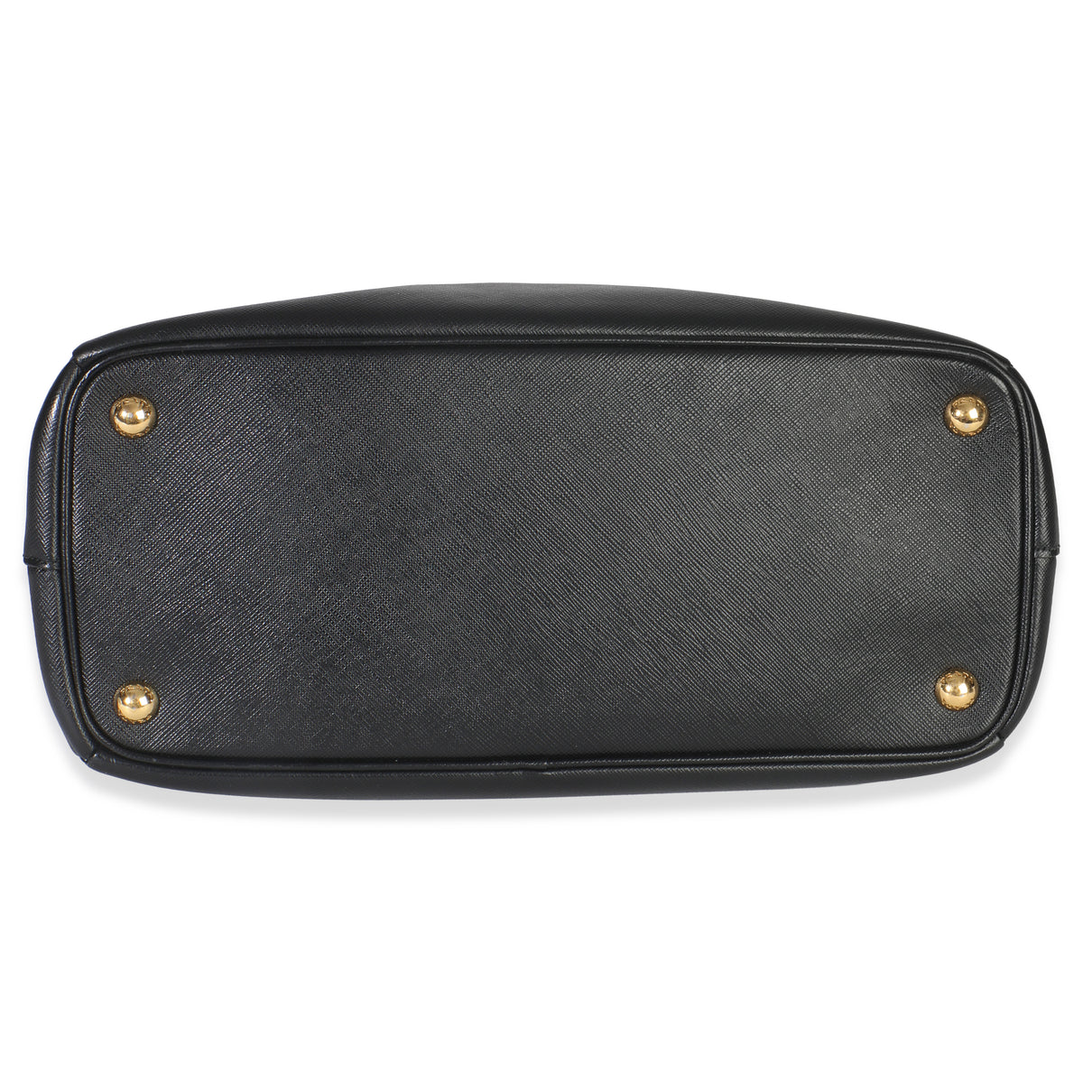 Black Saffiano Small Galleria Double Zip Tote