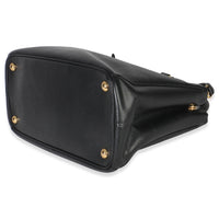 Black Saffiano Small Galleria Double Zip Tote