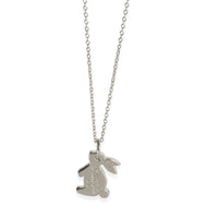 Sterling Silver  Snuggle Bunny Pendant
