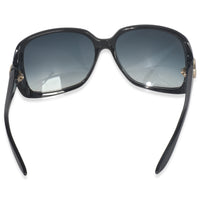 Gucci Black Acetate GG Web Oversized Rectangle Lens Sunglasses pv