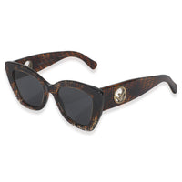 Fendi Brown Tortoise F Is  FF Cat Eye Sunglasses sv