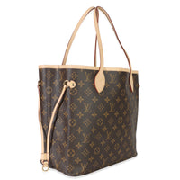 Louis Vuitton Monogram Canvas Neverfull MM Handbag pv