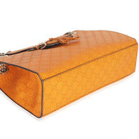 Orange Guccissima Leather Large Emily Chain Shoulder Bag