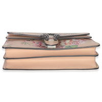 Gucci Light Pink Calfskin Blooms Small Dionysus Shoulder Bag Handbag stamp