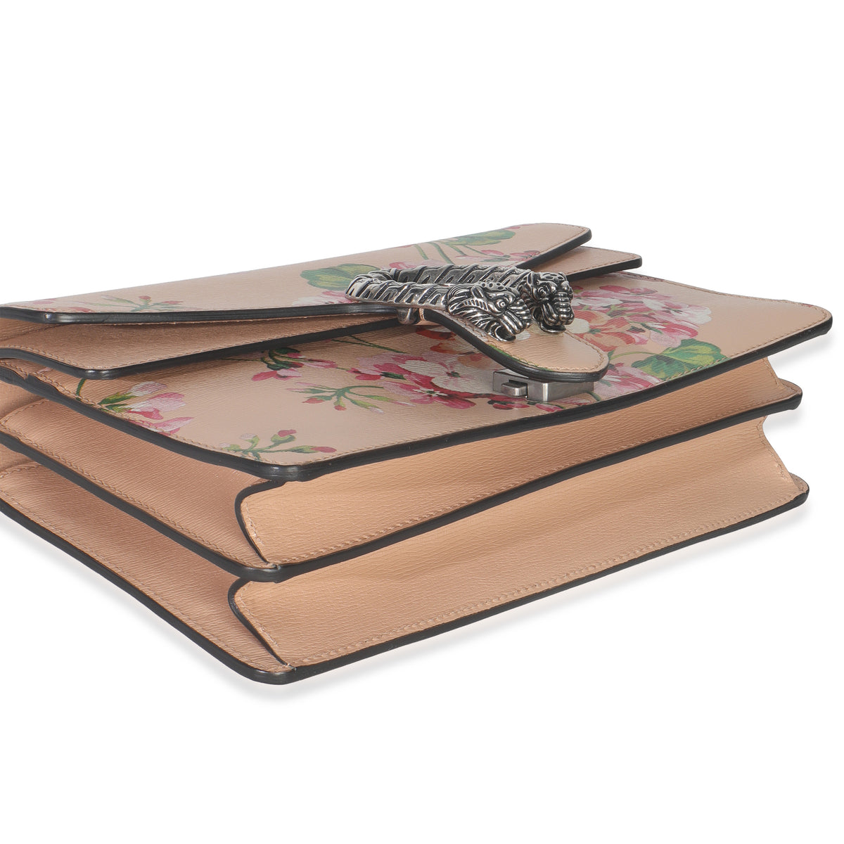 Light Pink Calfskin Blooms Small Dionysus Shoulder Bag