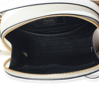 White Saffiano Small Odette Top Handle Bag