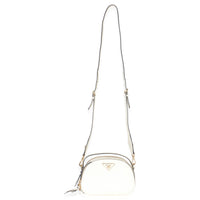 White Saffiano Small Odette Top Handle Bag