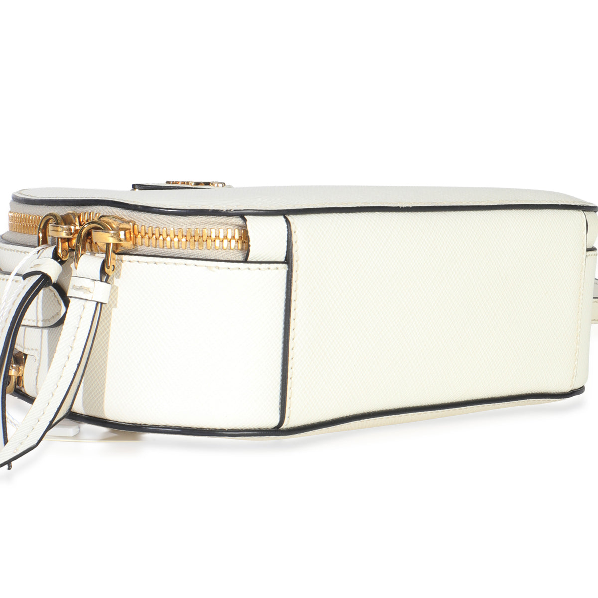 White Saffiano Small Odette Top Handle Bag