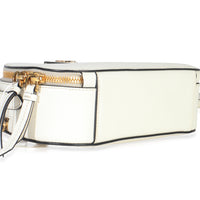 White Saffiano Small Odette Top Handle Bag