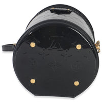 Louis Vuitton Black Monogram Vernis Cannes Handbag stamp