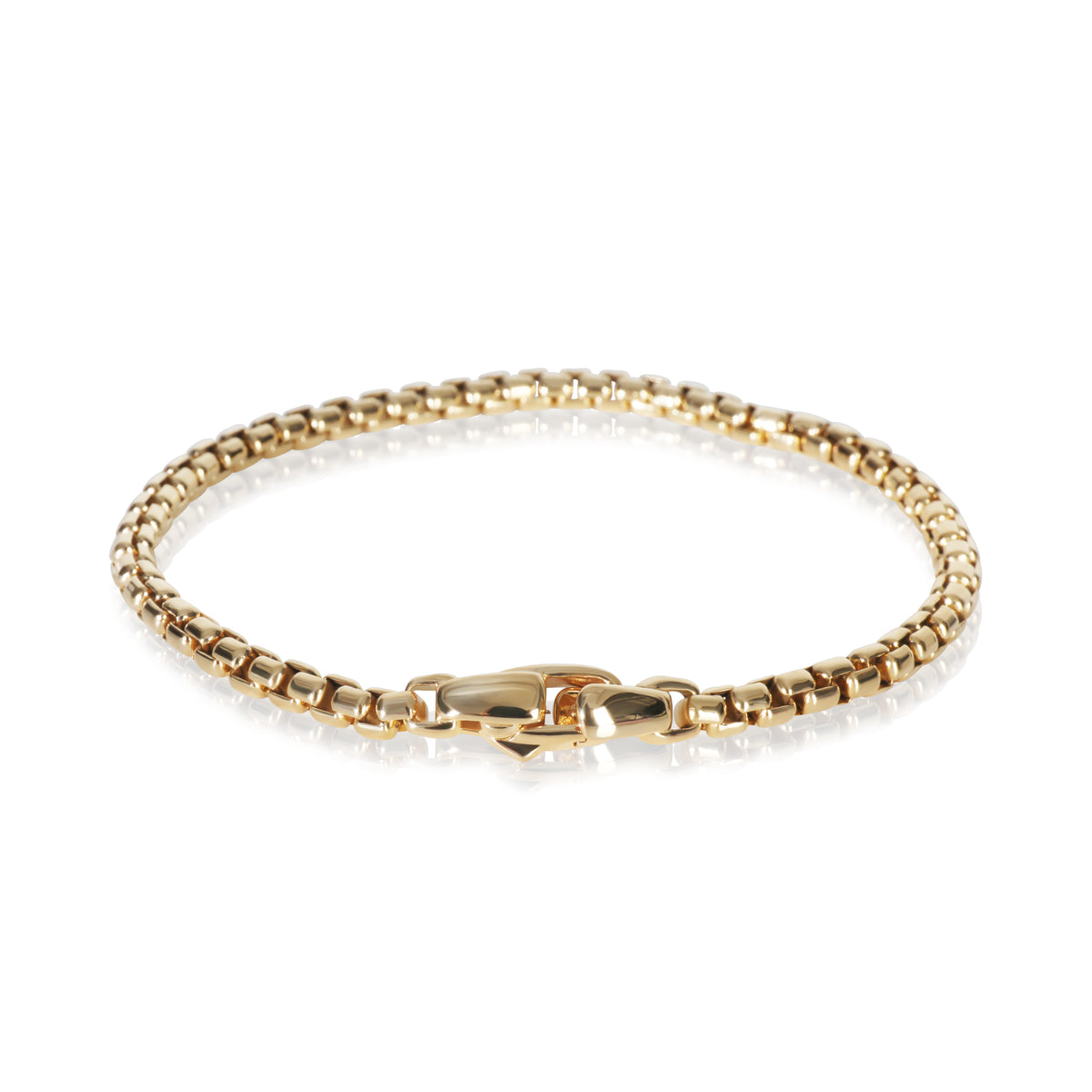 Yellow Gold  Box Chain Bracelet