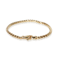 Yellow Gold  Box Chain Bracelet