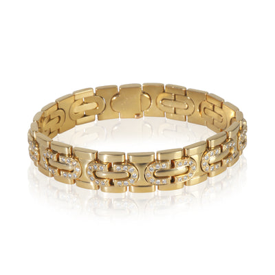 Yellow Gold Diamond Vintage 1996 Panthere Bracelet