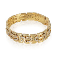 Yellow Gold Diamond Vintage 1996 Panthere Bracelet