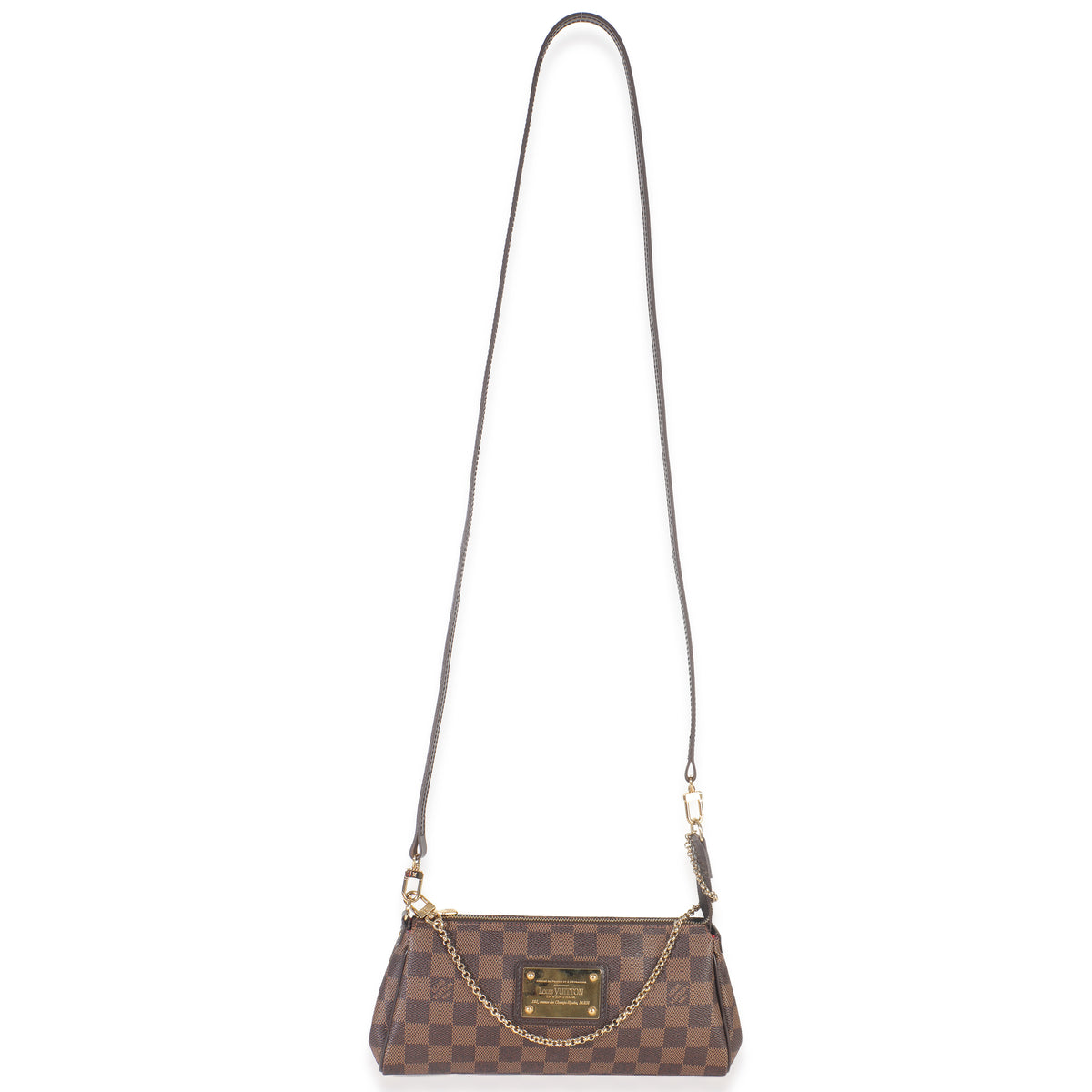 Damier Ebene Canvas Eva Clutch