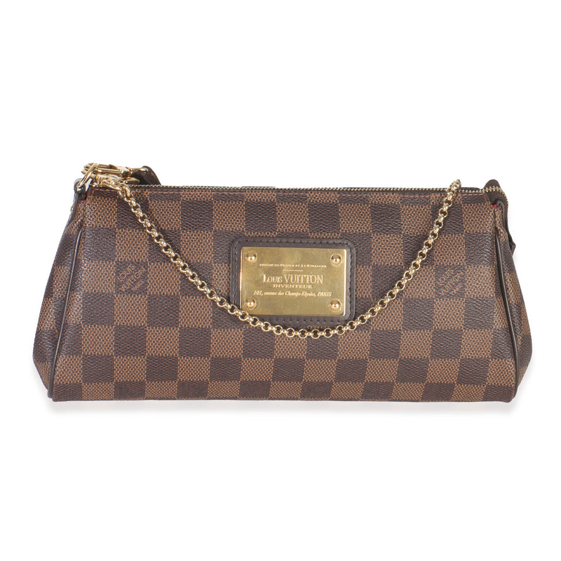 Damier Ebene Canvas Eva Clutch