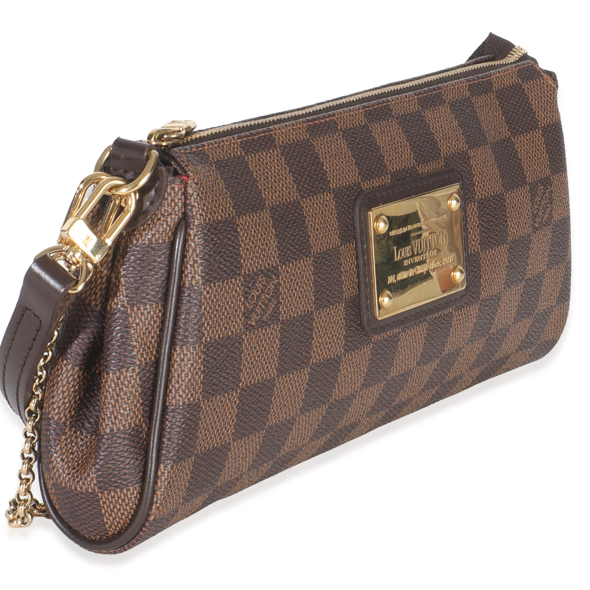 Damier Ebene Canvas Eva Clutch