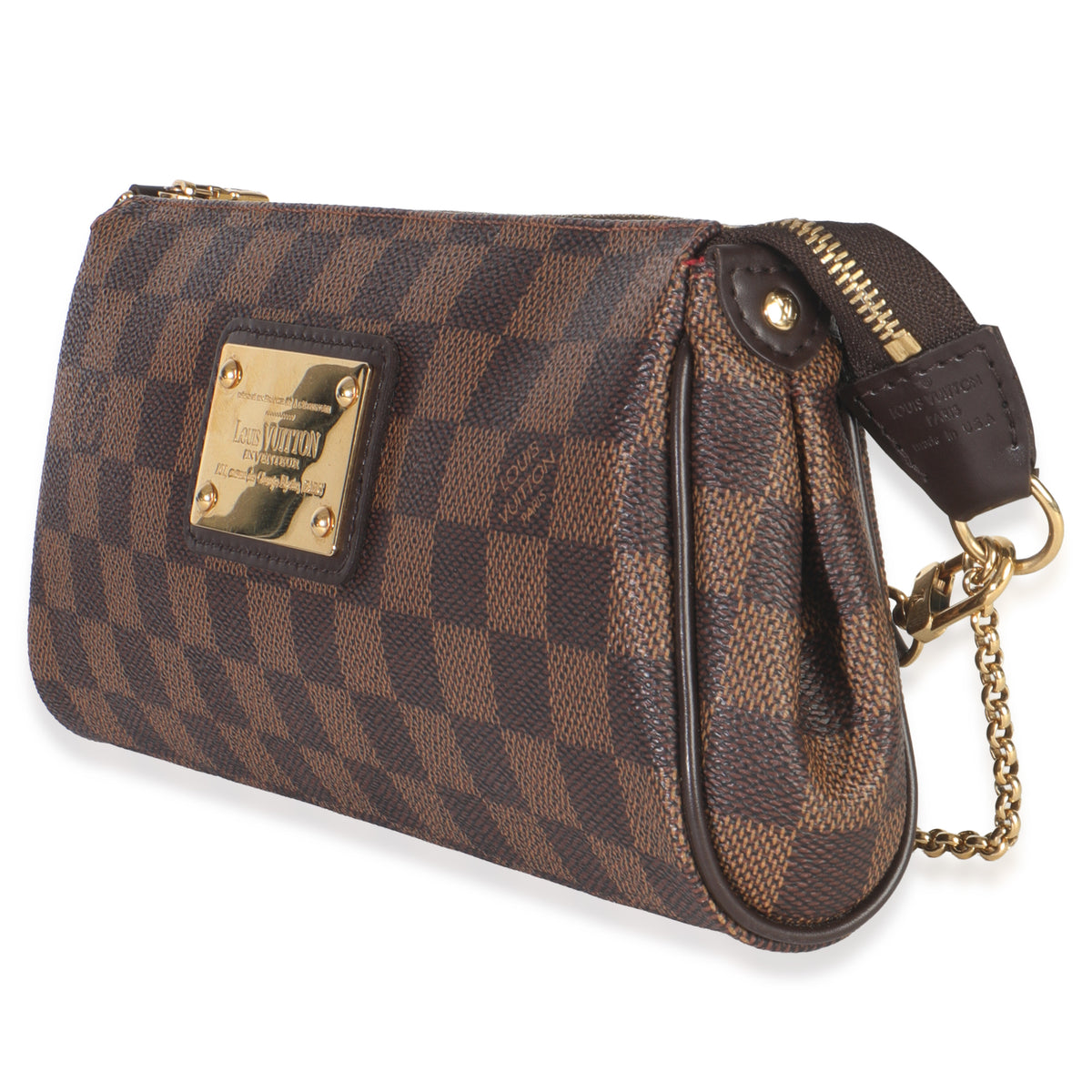 Damier Ebene Canvas Eva Clutch