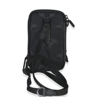 Louis Vuitton Black Nylon Monogram 2054 Double Phone Pouch Handbag bv