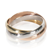 Cartier 3 Tone Gold  Small Model Trinity Ring pv