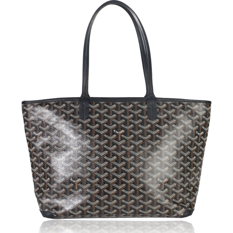 Black Goyardine Canvas Artois PM