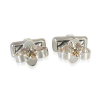 Sterling Silver Diamond Lexington Bar Stud Earrings
