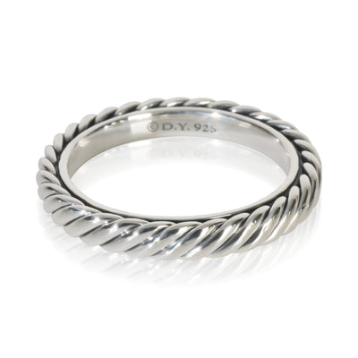 Sterling Silver  Cable Ring
