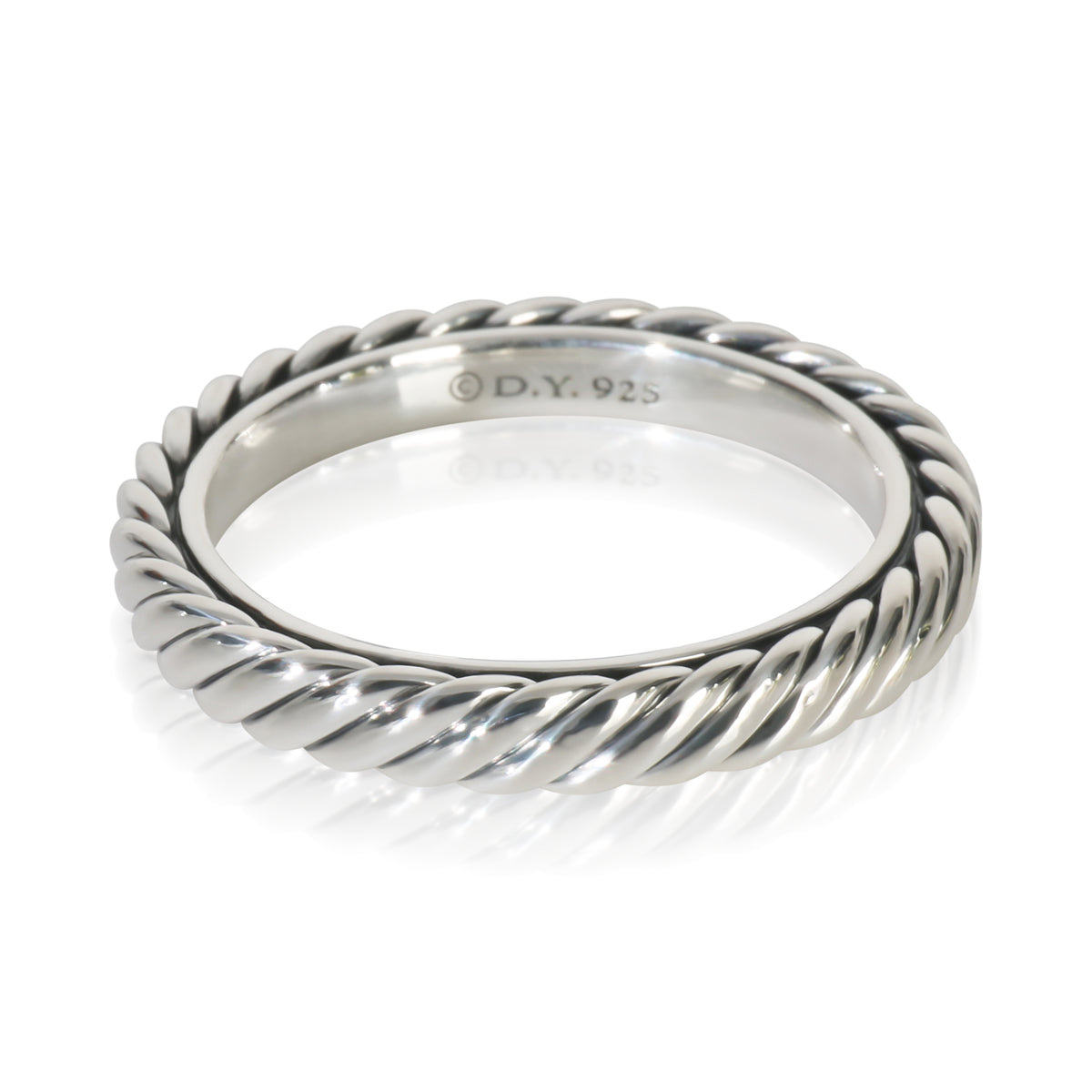 Sterling Silver  Cable Ring