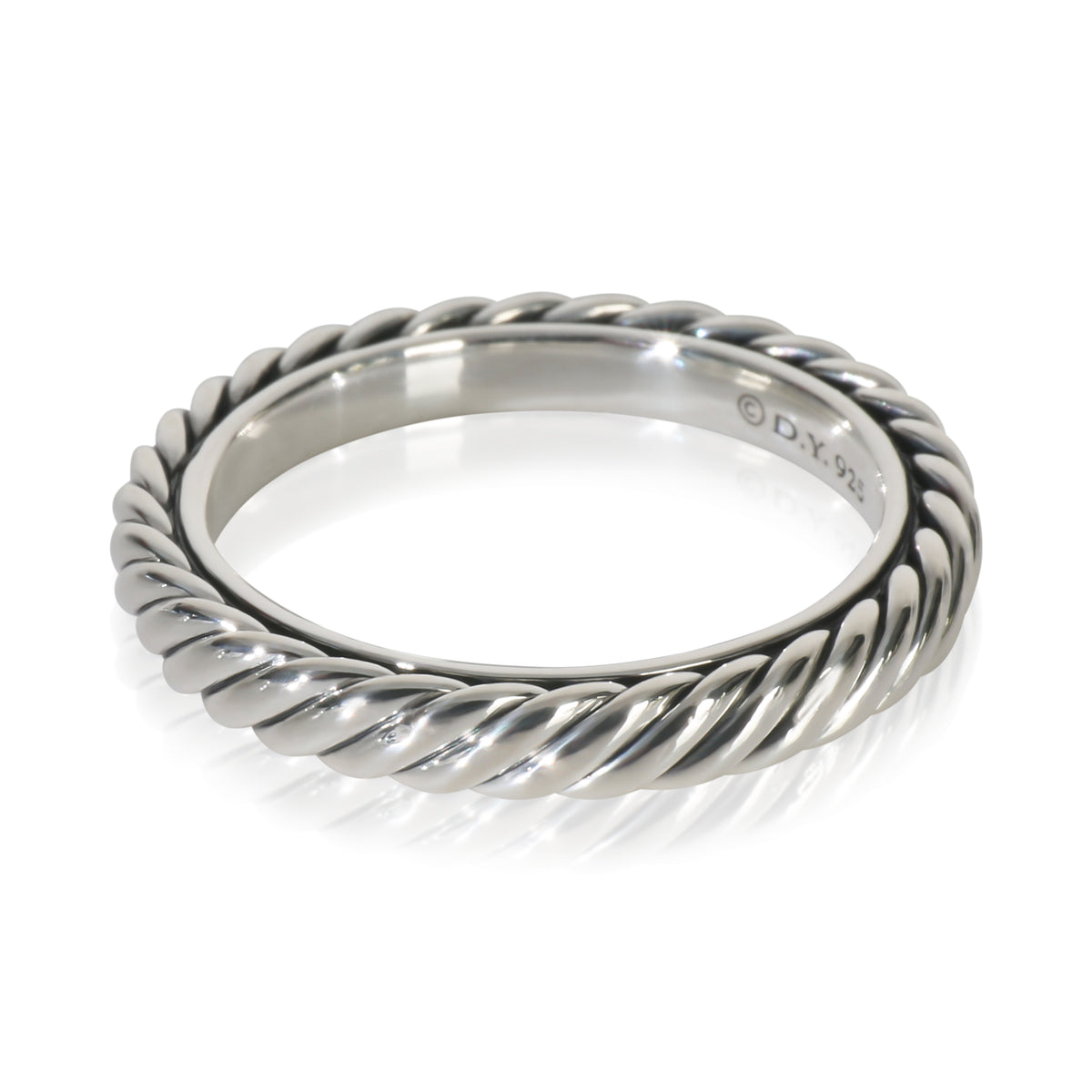 Sterling Silver  Cable Ring