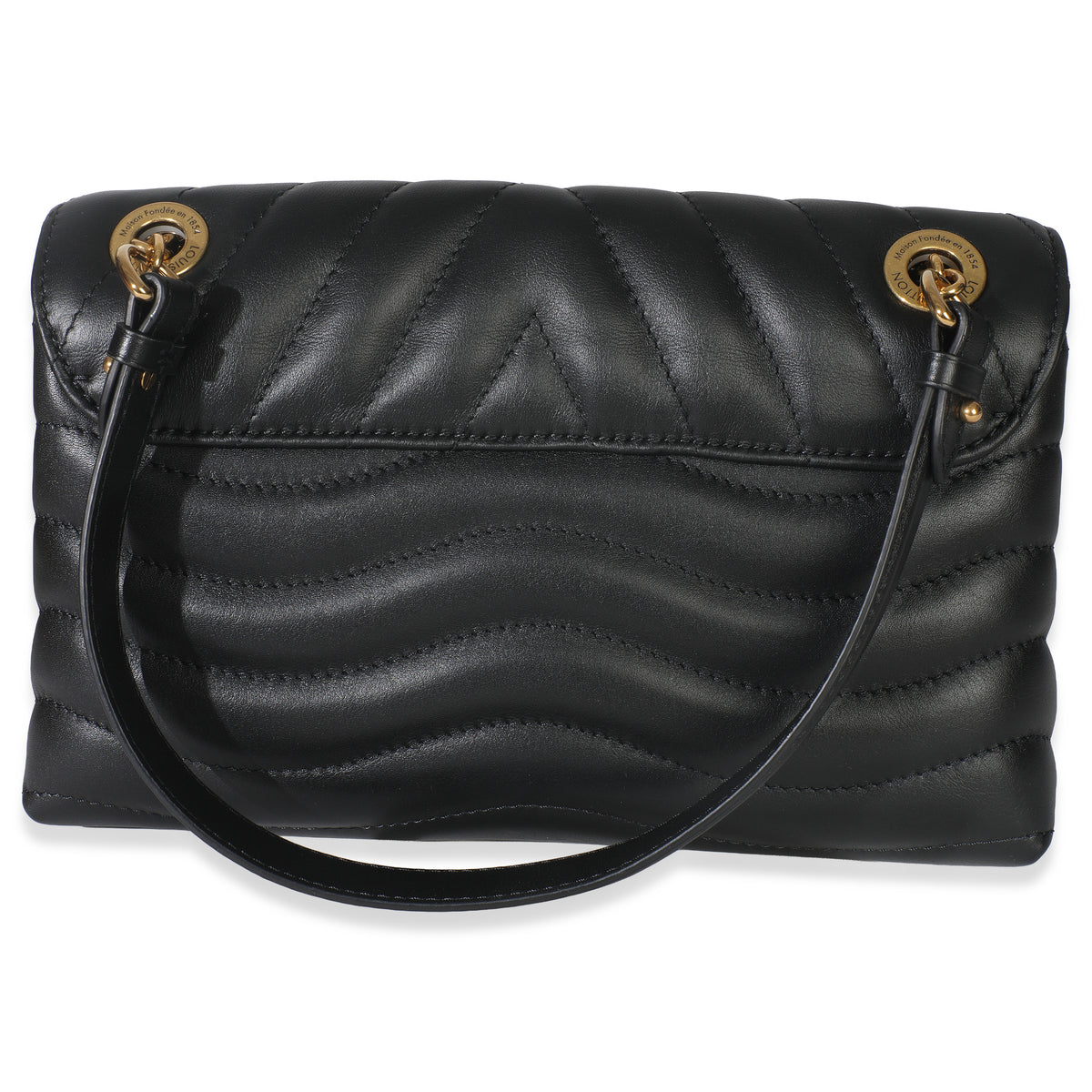 Black Calfskin New Wave Chain MM