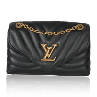 Black Calfskin New Wave Chain MM