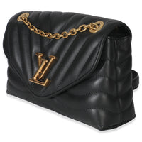 Black Calfskin New Wave Chain MM