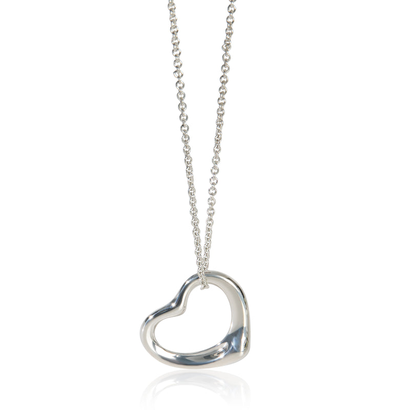 Sterling Silver  Elsa Peretti Open Heart Pendant