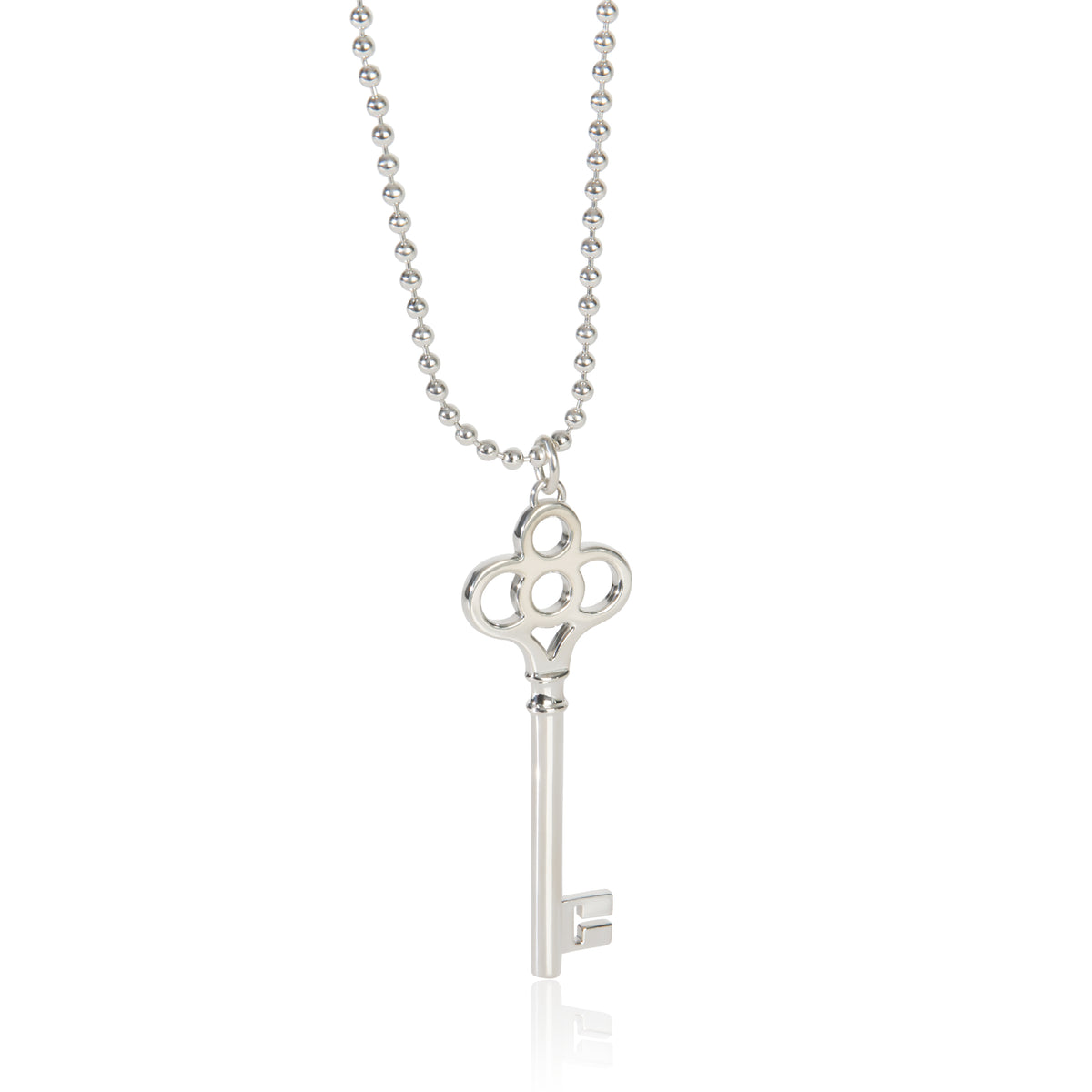 Sterling Silver  Crown Key Pendant