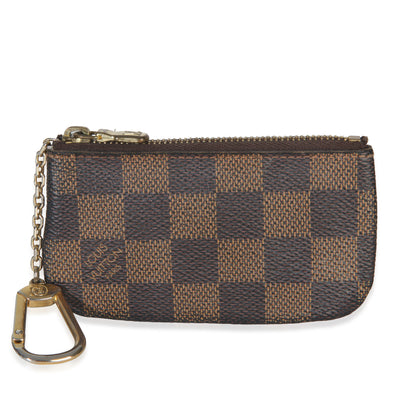Damier Ebene Canvas Key Pouch