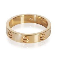 Yellow Gold Diamond Small Model Love Ring