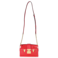 Louis Vuitton Cherry Monogram Vernis Trunk Clutch Bag Handbag av