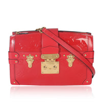 Louis Vuitton Cherry Monogram Vernis Trunk Clutch Bag Handbag fv