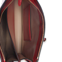 Cherry Monogram Vernis Trunk Clutch Bag