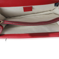 Red Dollar Calfskin Small Dionysus Chain Bag