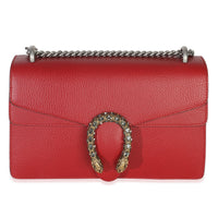 Red Dollar Calfskin Small Dionysus Chain Bag
