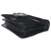 Gucci Black GG Embossed Velvet Small Dionysus Chain Bag Handbag box