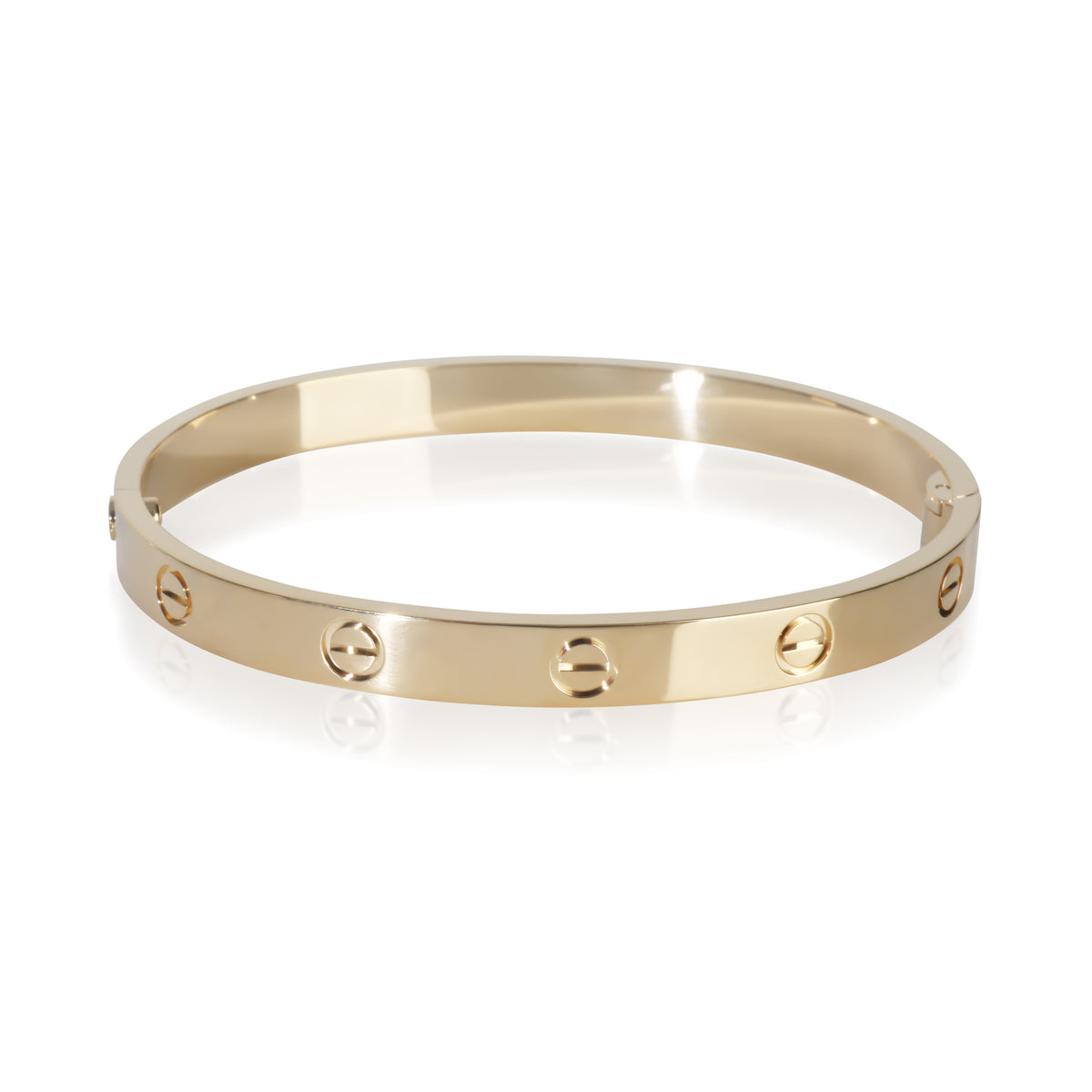 Yellow Gold  Single Screw Love Bracelet