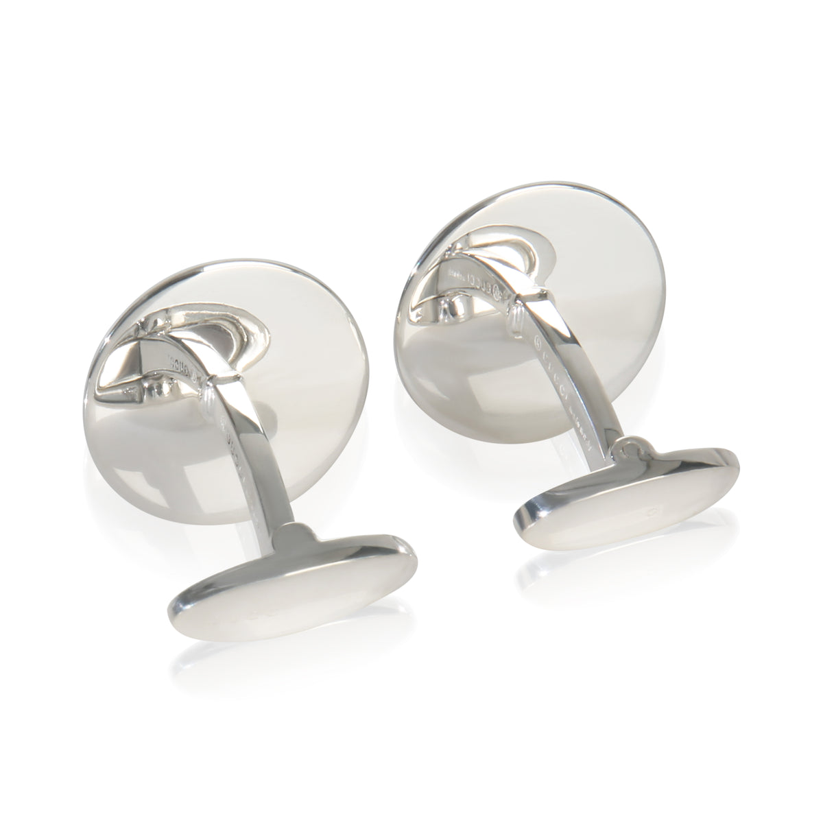 Sterling Silver  Crest Cufflinks