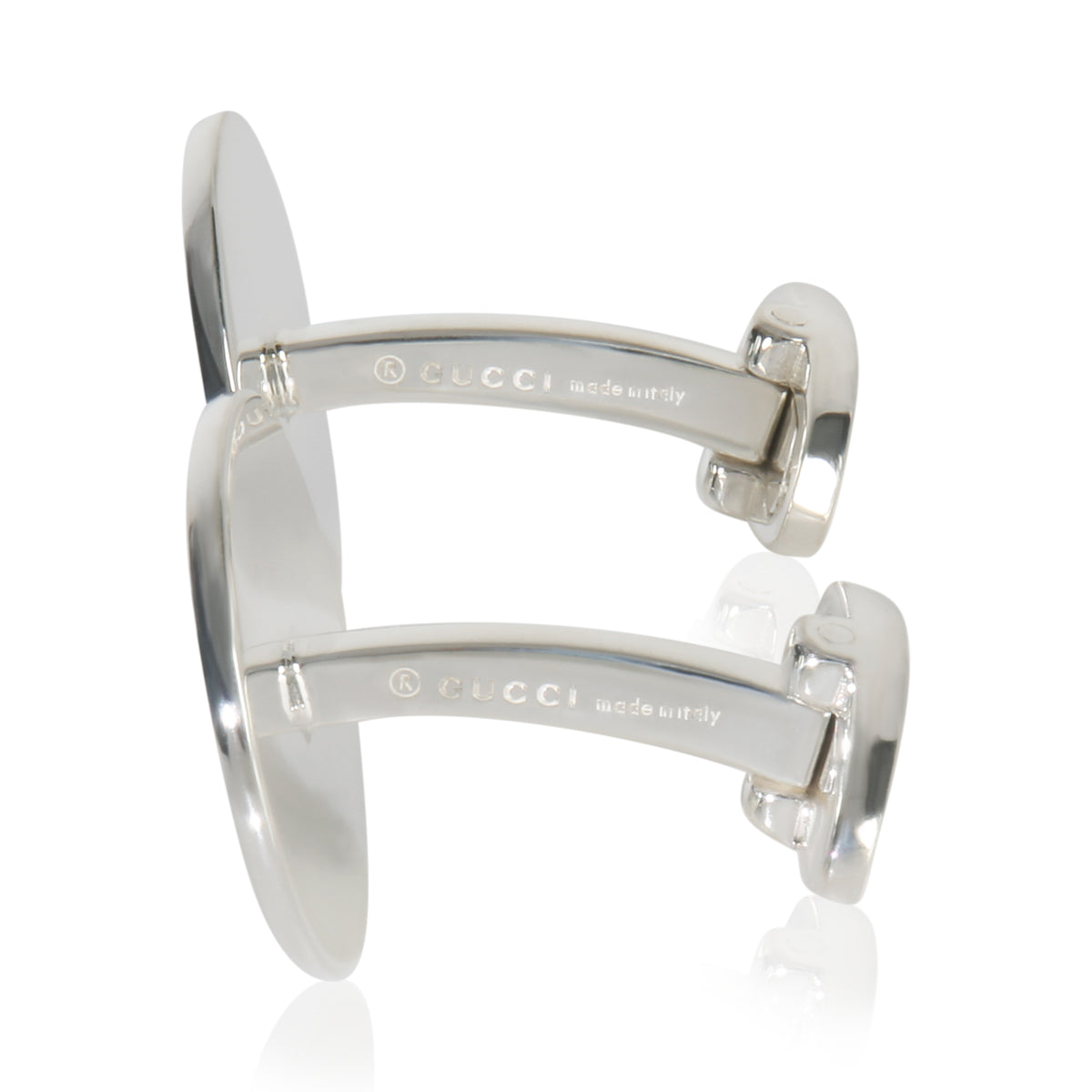 Sterling Silver  Crest Cufflinks