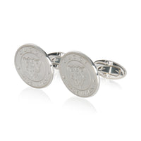 Sterling Silver  Crest Cufflinks