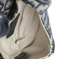 Christian Dior Navy Oblique Mini Saddle Bag Handbag av